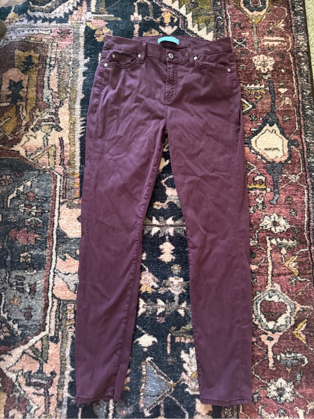 Women’s Slim Fit Jeans in Plum